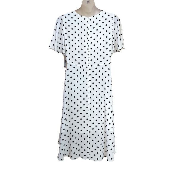 Elegant Polka Dot Dress - Picture 5 of 10